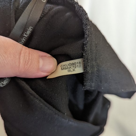 Calvin Klein black boot cut straight leg comuter pants - Picture 4 of 10